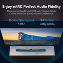 Vention Cotton Braided USB-C to HDMI 8K Converter 0.25M Black Zinc Alloy Type