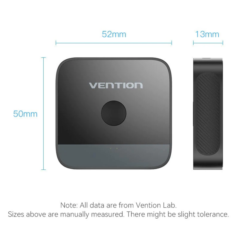 Vention 2-Port HDMI Bi-Direction 4K Switcher Black ABS Type