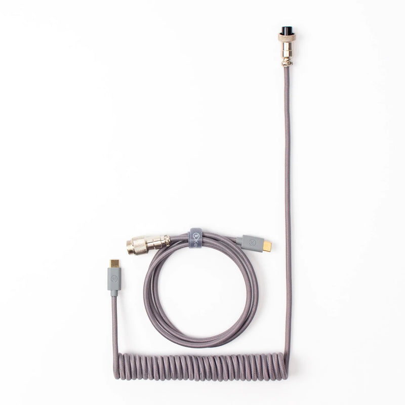 Keychron Coiled Type-C Cable - Grey