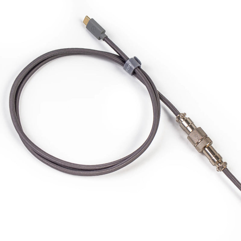 Keychron Coiled Type-C Cable - Grey