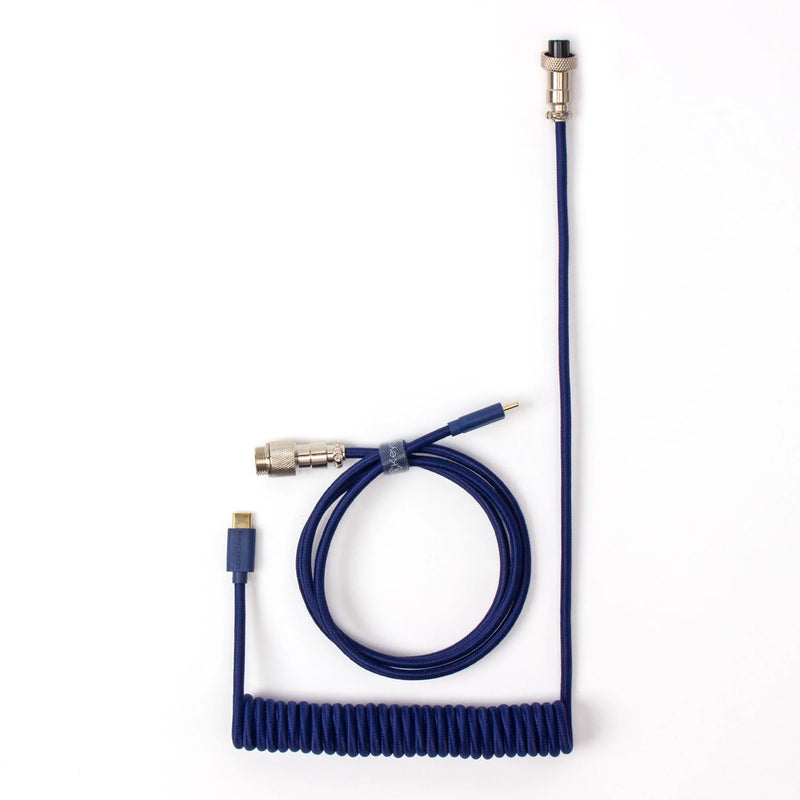 Keychron Coiled Type-C Cable - Blue