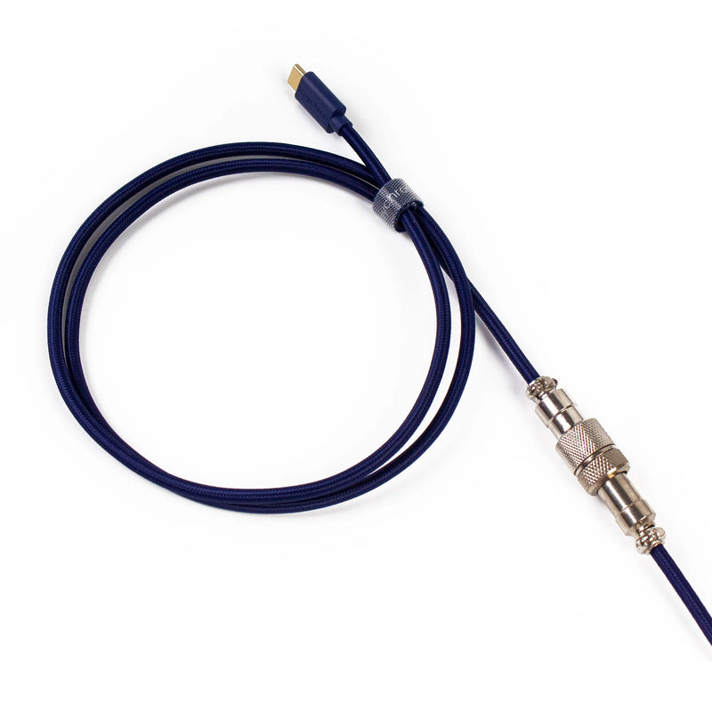 Keychron Coiled Type-C Cable - Blue