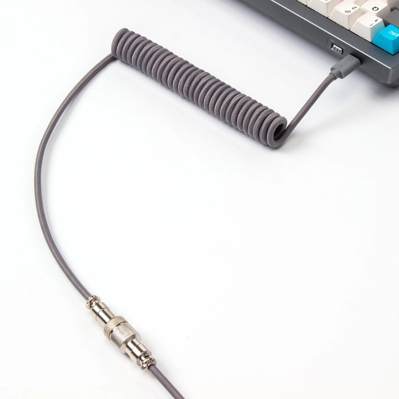 Keychron Coiled Type-C Cable - Blue