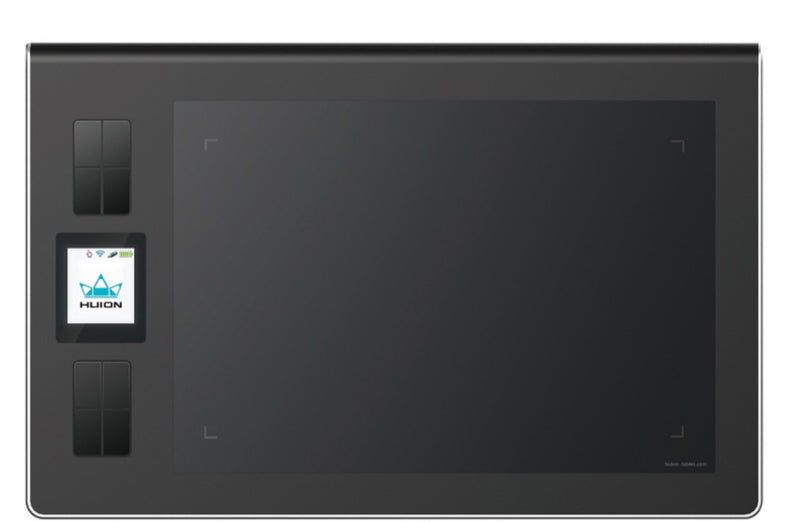 Huion DWH69 Black Graphic Tablet 1.8" TFT LCM Wireless - CLEARANCE