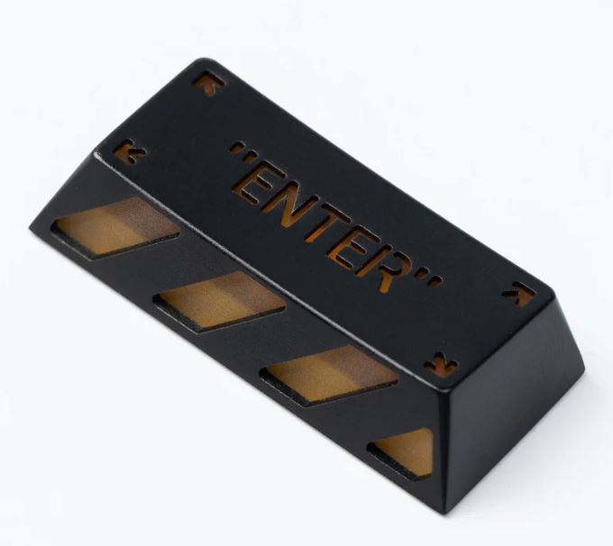 Keychron Enter Key Aluminium Alloy Black Artisan Keycap (2.25u)