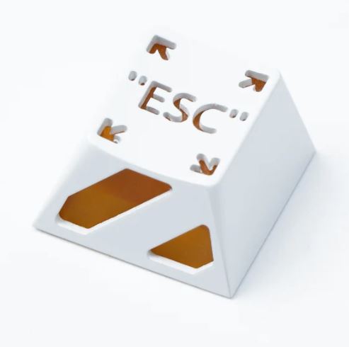 Keychron ESC Key Aluminium Alloy White Artisan Keycap (1u)