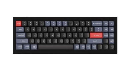 Keychron Q7-C3, 70% Layout 72 Keys, Brown Switch, RGB, Black Frame, Hot-Swap, QMK, Gateron G Pro, Mechanical Wired Keyboard