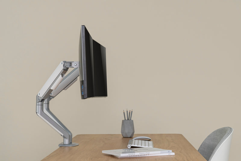 Bracom Dual Monitor Economical Spring-Assisted Monitor Arm