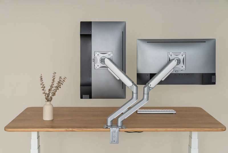 Bracom Dual Monitor Economical Spring-Assisted Monitor Arm