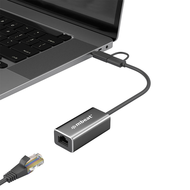 mbeat USB to Ethernet Adapter/converter