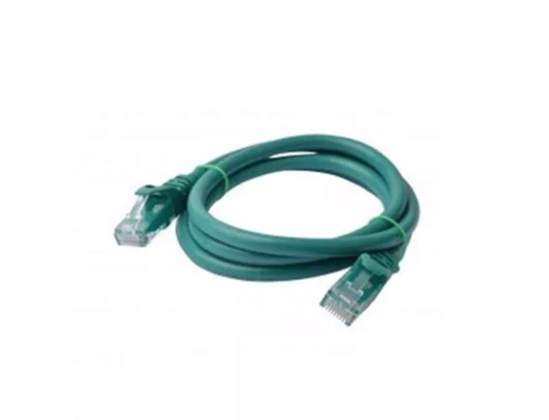 Cat 6a UTP Ethernet Cable, Snagless - 1m (100cm) Green