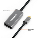 mbeat Tough Link USB-C to DisplayPort Adapter - Space Grey