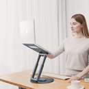 Mbeat 360 Degrees Rotating Laptop Stand with Telescopic Height Adjustment - Space Grey
