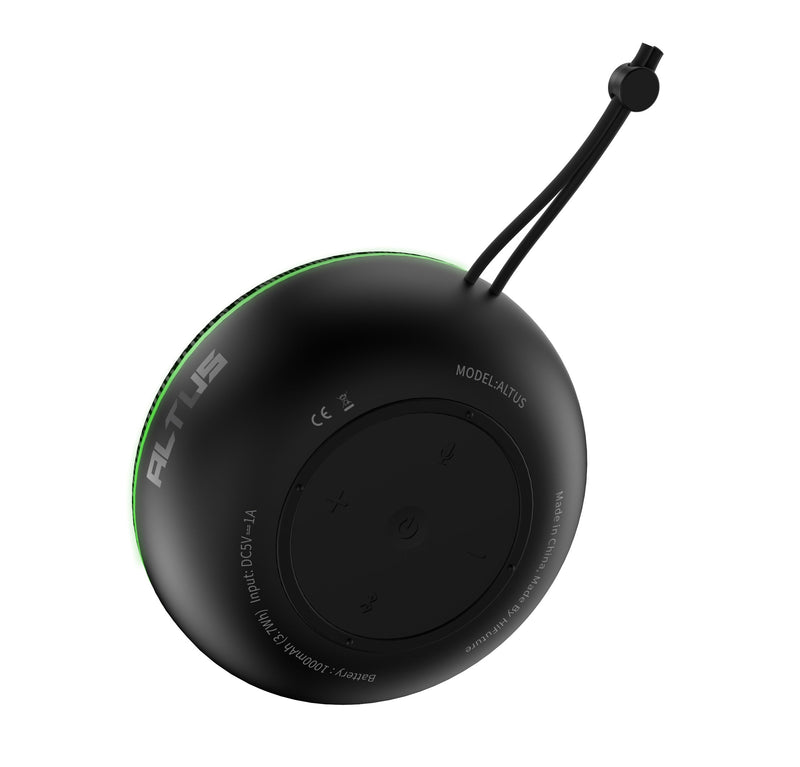 HiFuture Altus Outdoor Bluetooth Speaker 10W, 8 hours Playtime, Black