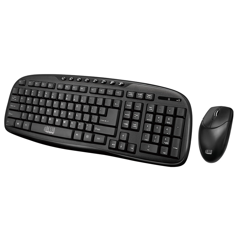 Adesso WKB-1330CB 2.4Ghz Wireless Desktop Keyboard&Mouse Combo