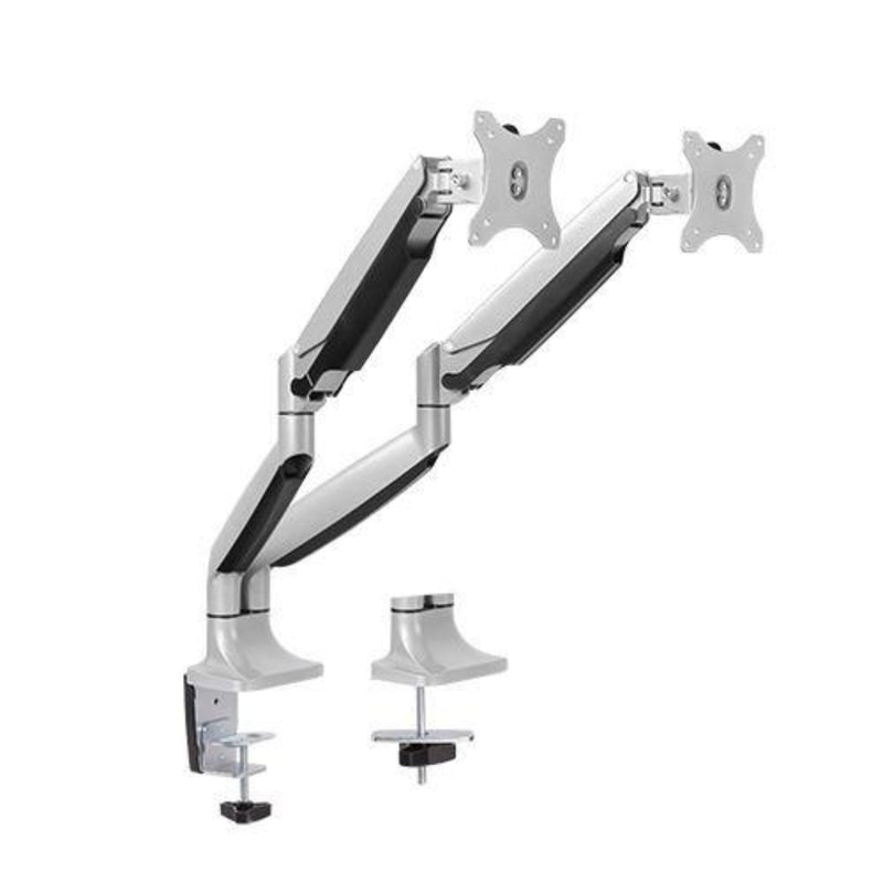 Bracom Dual Aluminum Interactive Counterbalance Monitor Arm for most 13-32 LCD Monitors