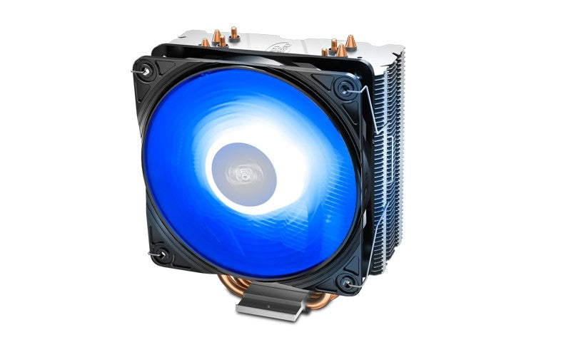 Deepcool Gammaxx 400 V2 Blue CPU Cooler (2011/1366/115X/775, FM2/1. AM3/2+), 4 Heatpipes, 120mm PWM Blue LED Fan