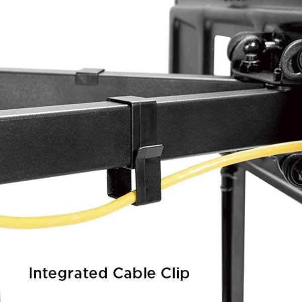 Bracom Economy Solid Full Motion TV Wall Mount for 37"-80" LED, LCD Flat Panel TVs