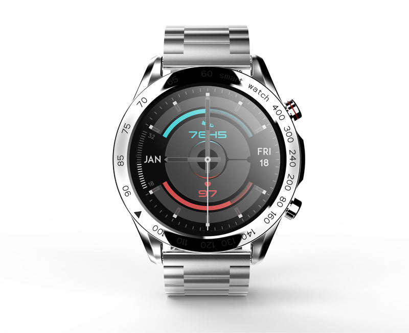 HiFuture FutureGo Pro Stainless smartwatch, 1.32 " FHD full display, Silver