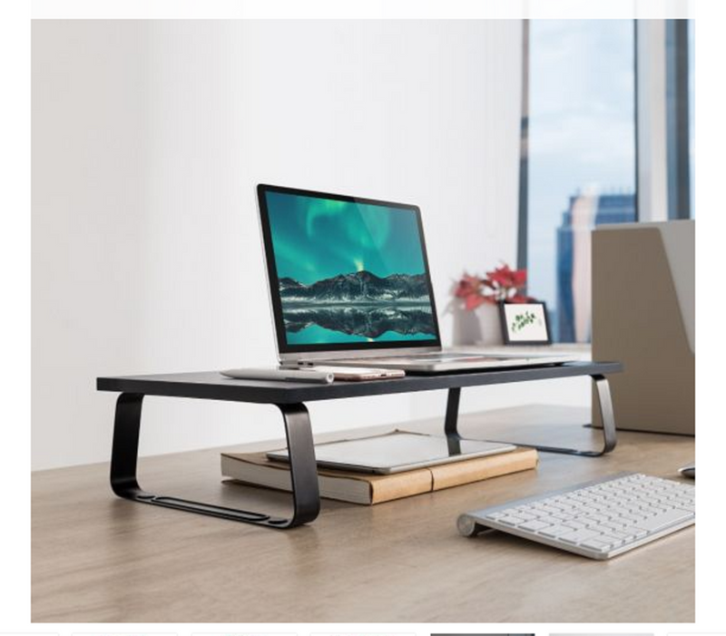 mbeat ACTIVIVA ErgoLife Black Monitor Stand Riser