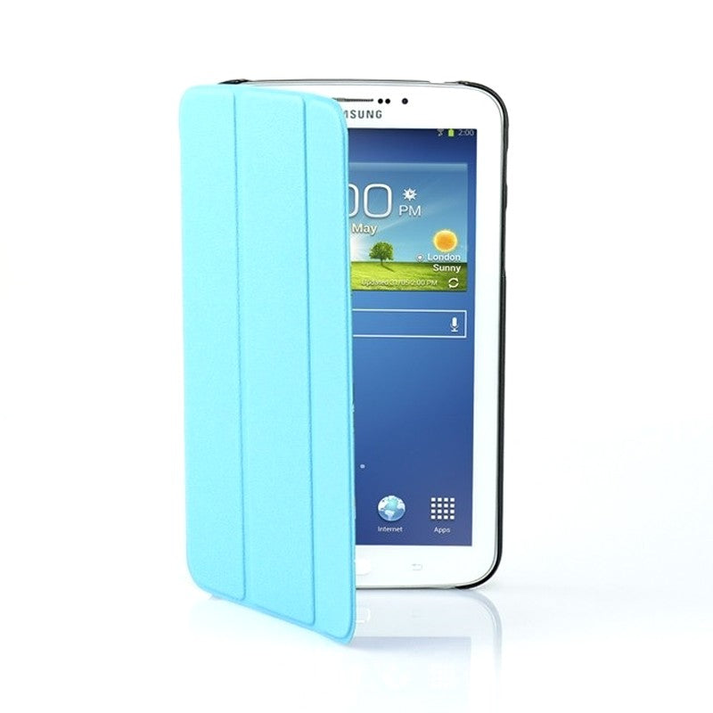 mbeat Samsung Galaxy Tab 3, 8 inch Ultra Slim Triple Fold Case Cover - Blue