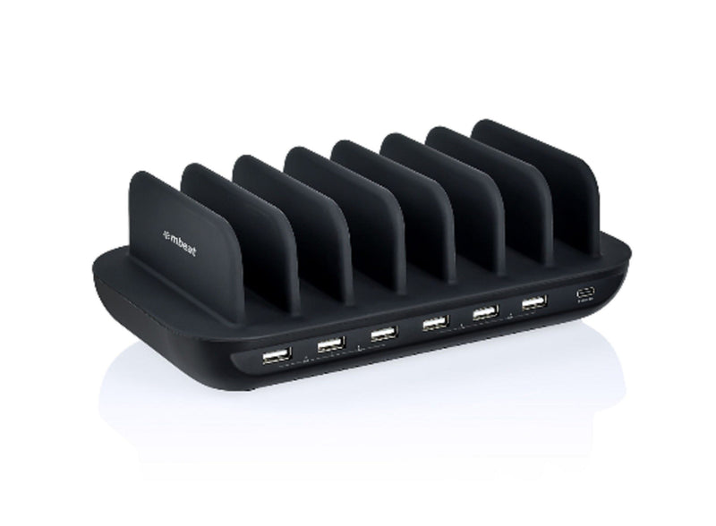 Mbeat Gorilla Power 7 Port 60W USB & USB C Charging Station with Phone & Tablet Holders