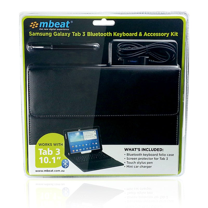 mBeat 10.1" Tablet Keyboard, Case, Car Charger & Stylus Pen  CLEARANCE!