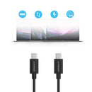 mbeat Prime USB-C to USB-C Charge and Sync Cable-1m
