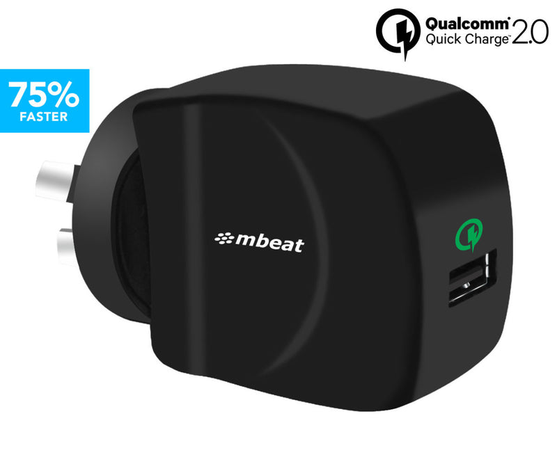 mbeat® Gorilla Power QC Qualcomm Certified USB Quick Charge 2.0 Charger