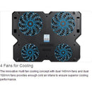 Deepcool Multi Core X6 Notebook Cooler With 2x140mm, 2x100mm Fans, Step Switch & 2 USB Ports