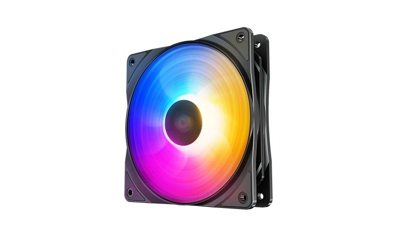 Deepcool 12CM high brightness RGB case fan 3 pack with 4 port fan hub